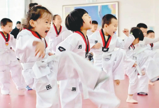 超五万沈阳人在练跆拳道
