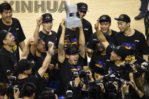 篮球--CBA决赛:北京首钢队夺得冠军