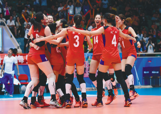 辽宁女排赢得自信之战晋级四强