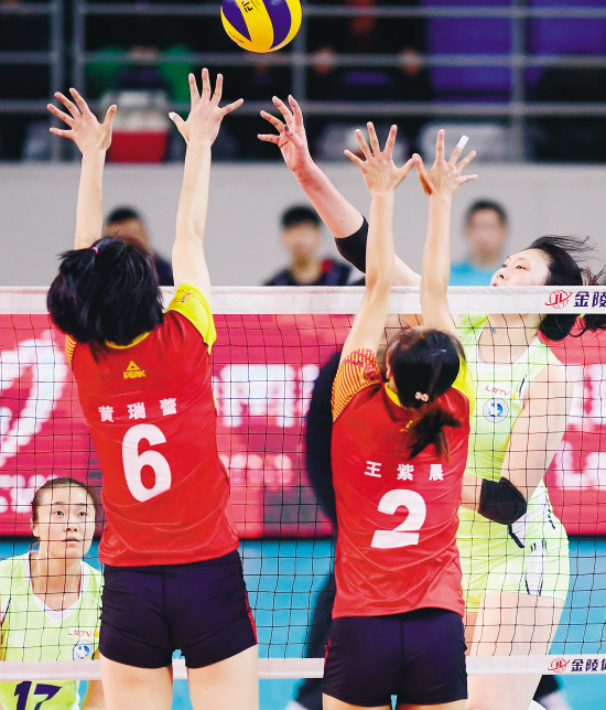 辽宁女排大胜河南队