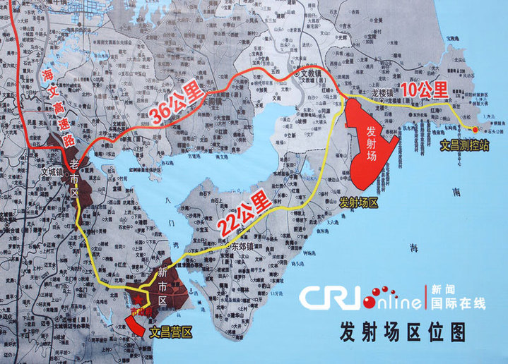 长征七号火箭现身海南航天发射场