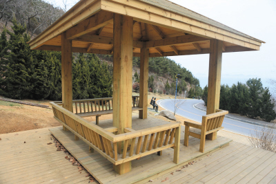 滨海路景观五一前亮相