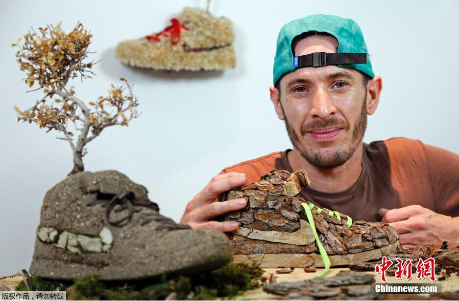 法国制造树皮耐克鞋