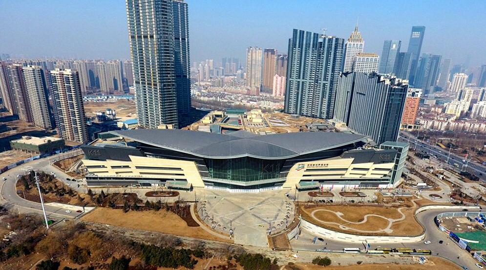听,建筑在诉说 航拍沈阳新世界博览馆
