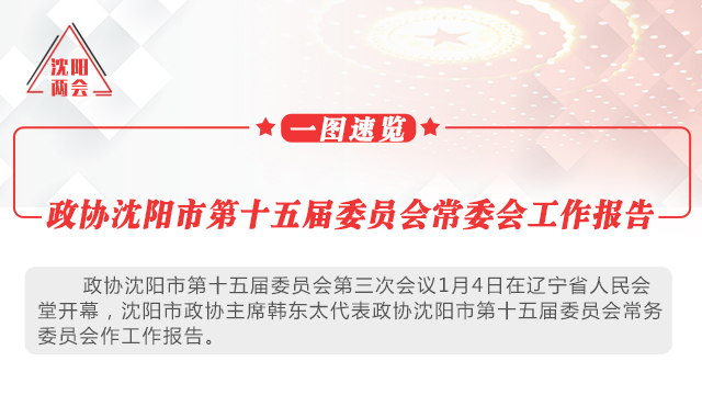 一图速览|政协沈阳市第十五届委员会常委会工作报告