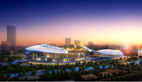 葫芦岛奥体中心体育场及附场