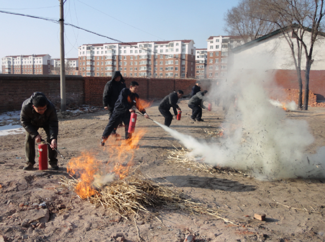 阜新房产段消防演练忙